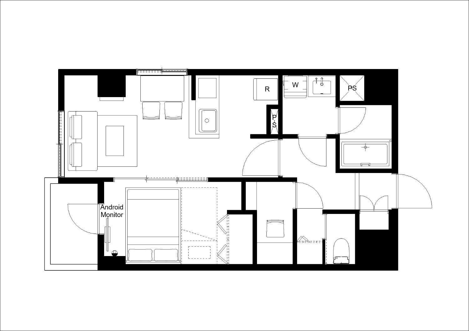 M S I Kagurazaka Apartment Präfektur Tokio